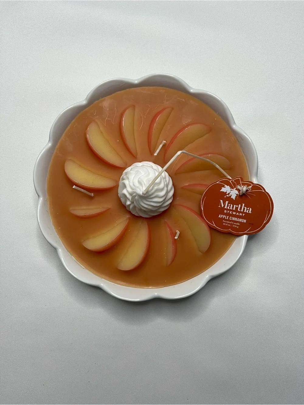 Martha Stewart Apple Cinnamon Scented Seasonal Autumn Candle 16.6 Oz NWT